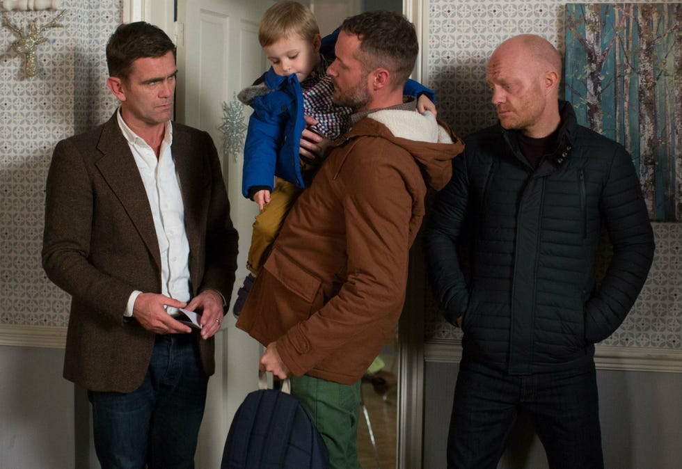 Max, Jack and Charlie in EastEnders