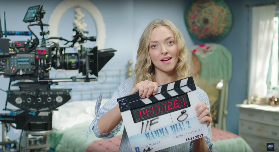 Amanda Seyfried in in Mamma Mia! Here We Go Again teaser