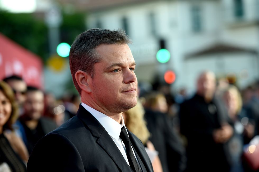 Matt Damon arrives at the premiere of Paramount Pictures' 'Suburbicon'