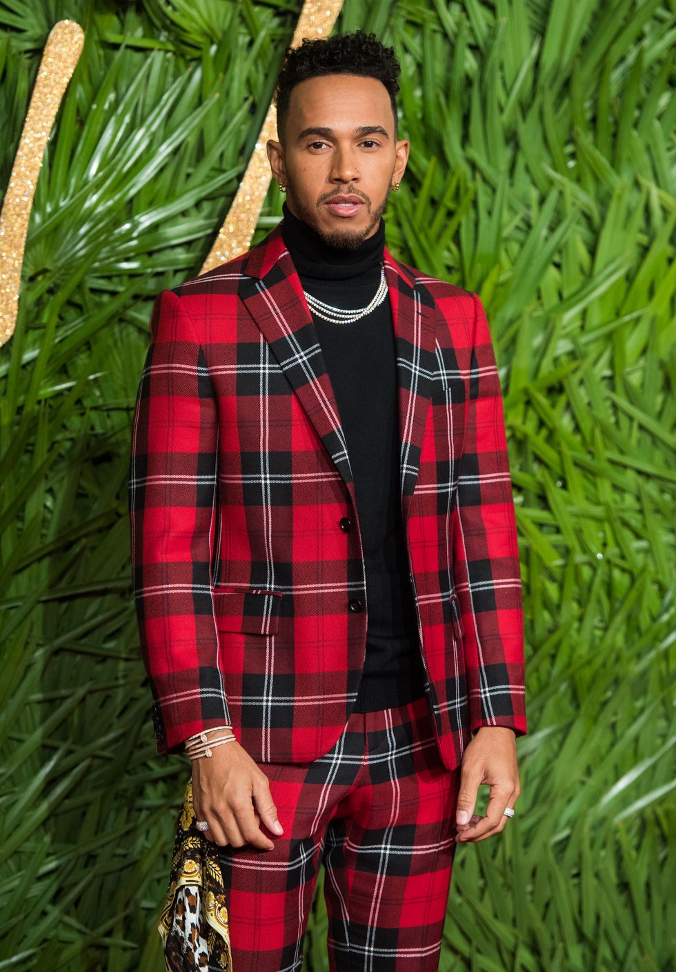 lewis hamilton attends the fashion awards 2017 in partnership with swarovski at royal albert hall