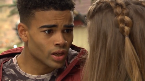 Prince McQueen and Lily Drinkwell in Hollyoaks