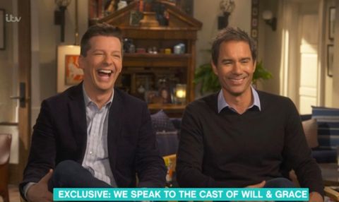 Sean Hayes (Jack) and Eric McCormack (Will)