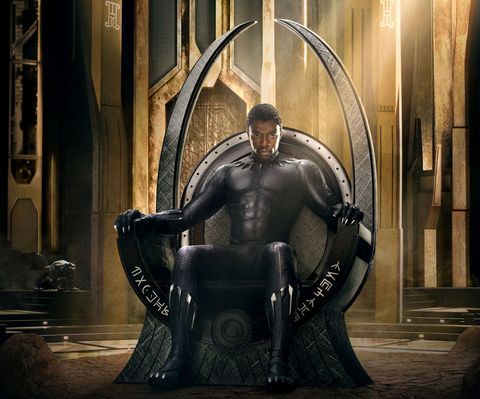 Black Panther poster Huey P Newton homage