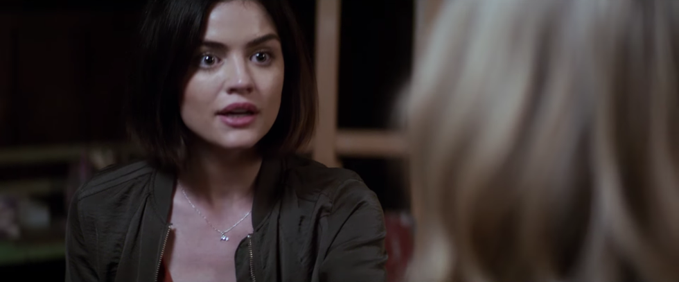 Pretty Little Liars Lucy Hale And Teen Wolfs Tyler Posey Star In Truth Or Dare Trailer 