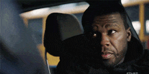 50 Cent as Kanan in Power, GIF