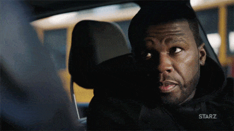 50 Cent as Kanan in Power, GIF