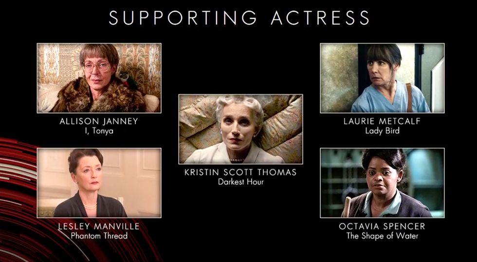 BAFTA Awards 2018, Supporting Actress nominations