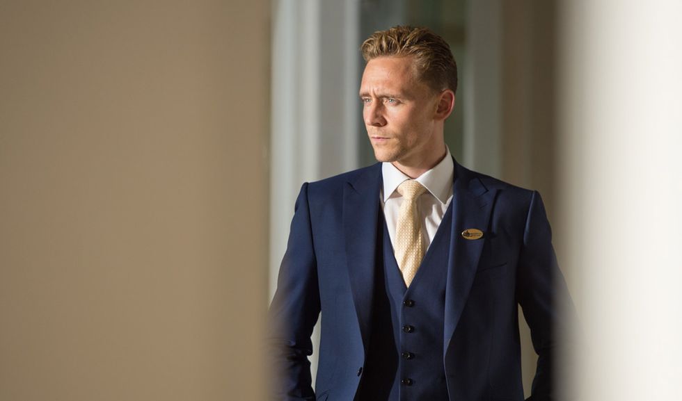 tom hiddleston en 'el encargado nocturno'