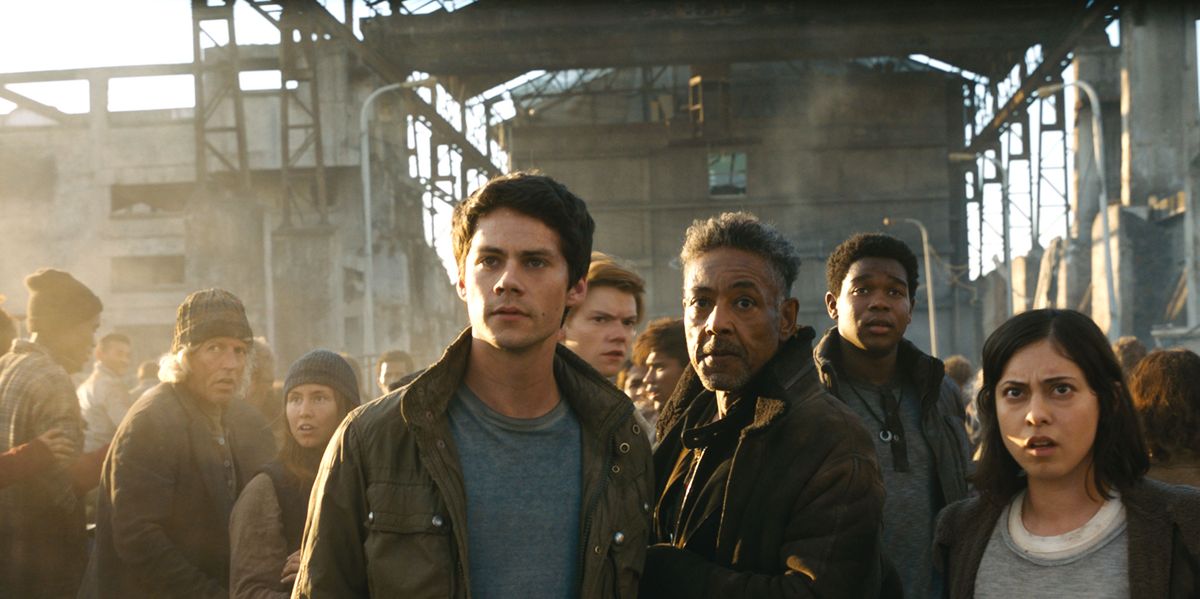 Actors Dylan O'Brien and Thomas Brodie-Sangster attend the Maze News  Photo - Getty Images