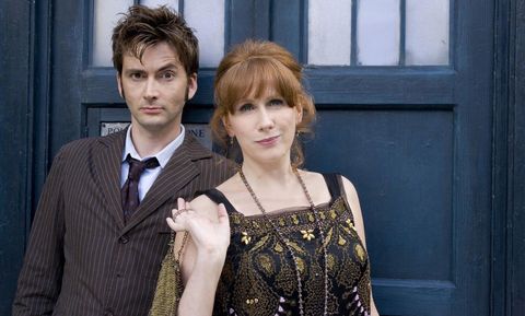 Tenth Doctor and Donna in 'Doctor Who' series 4