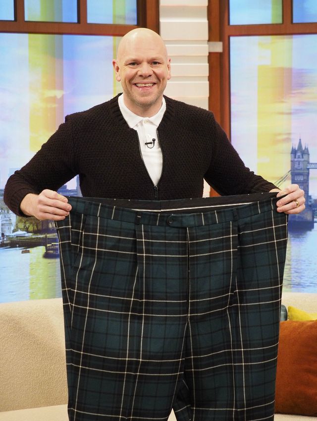 Tom Kerridge on Good Morning Britain, talking about his 12-stone weight loss