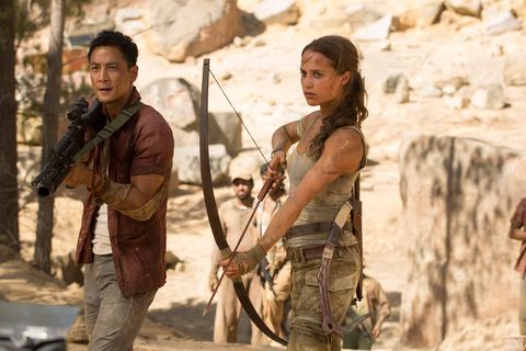 Alicia Vikander jako Lara Croft w Tomb Raider, 2018