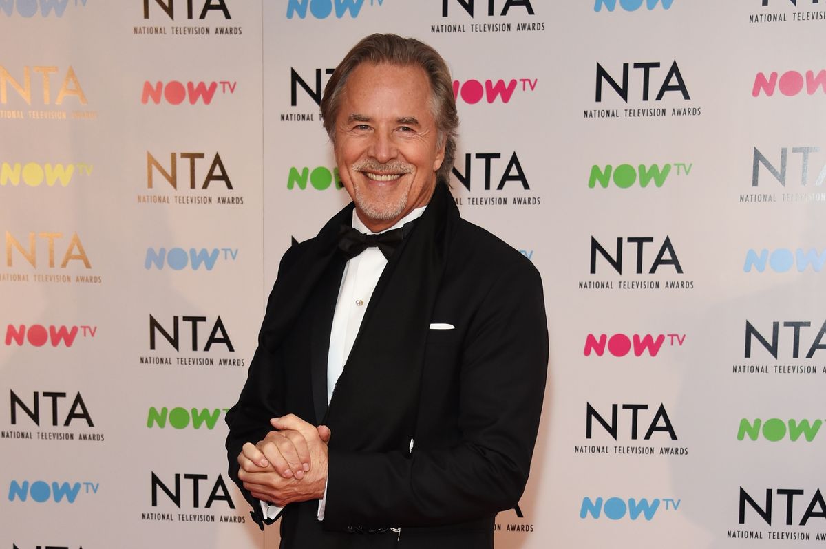 Don Johnson at the 2018 National Television Awards
