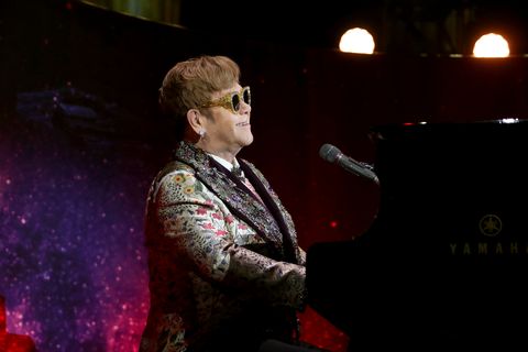 Elton John performs at Gotham Hall, New York City - January 2018