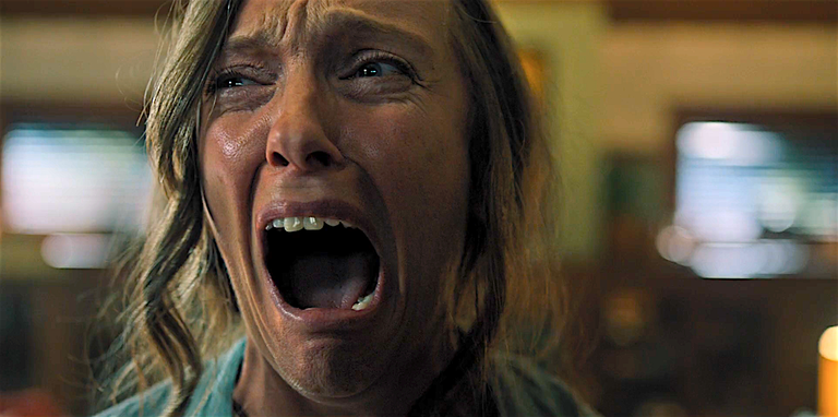 toni collette as annie graham in hereditary in ari aster's hereditary 2018