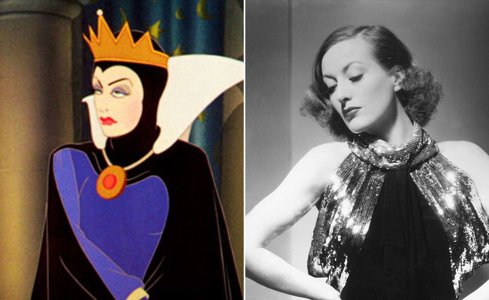The Evil Queen Snow White Joan Crawford inspiration