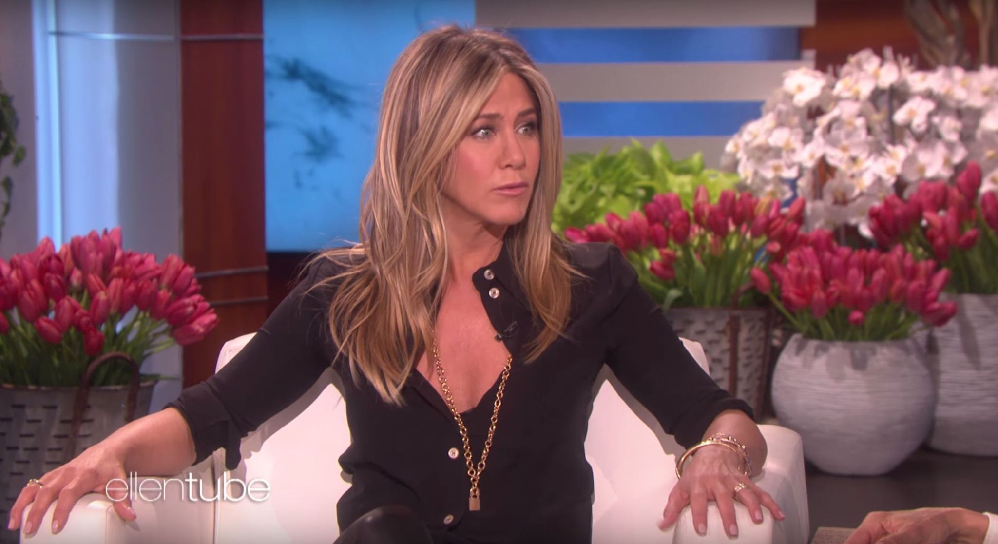 Jennifer Aniston on The Ellen DeGeneres Show 2/2/18