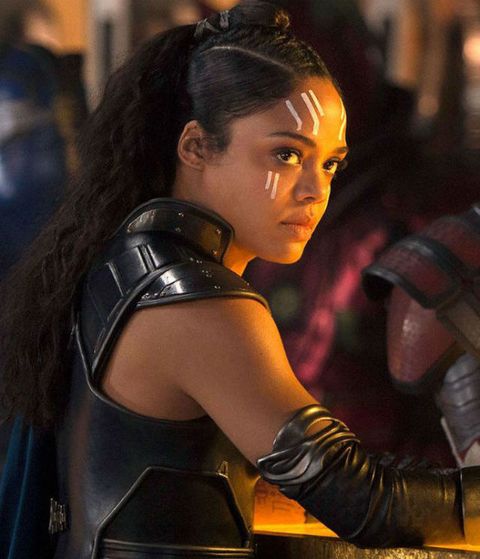 Tessa Thompson as Valkyrie in Thor: Ragnarok