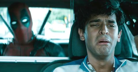 deadpool 2, movie trailer, ryan reynolds as deadpool, karan soni as dopinder the taxi driver