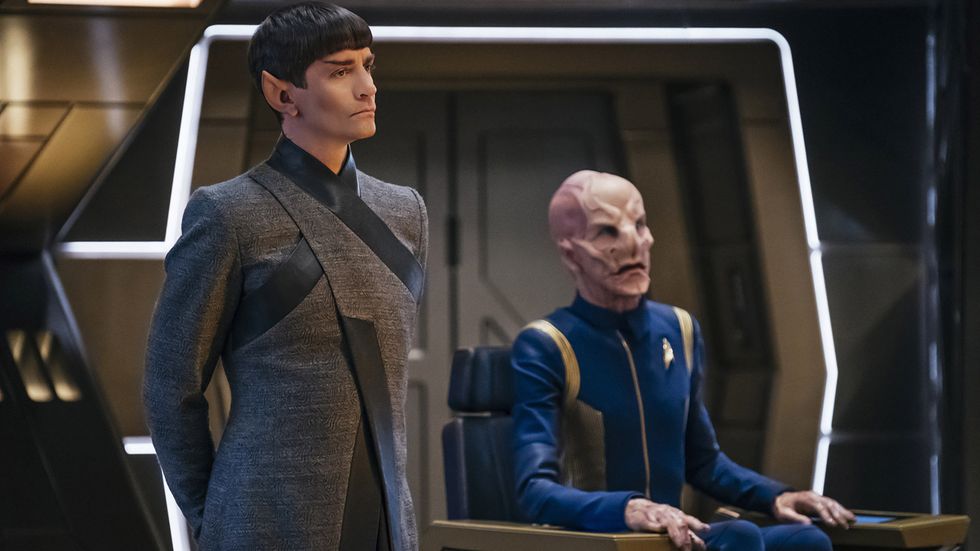 Sarek and Saru in Star Trek: Discovery episode 15