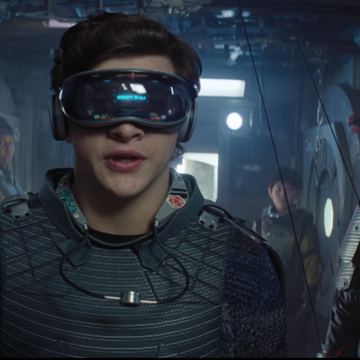 People Are Speculating That Tye Sheridan's Leg On The Ready Player One  Poster Was Photoshopped