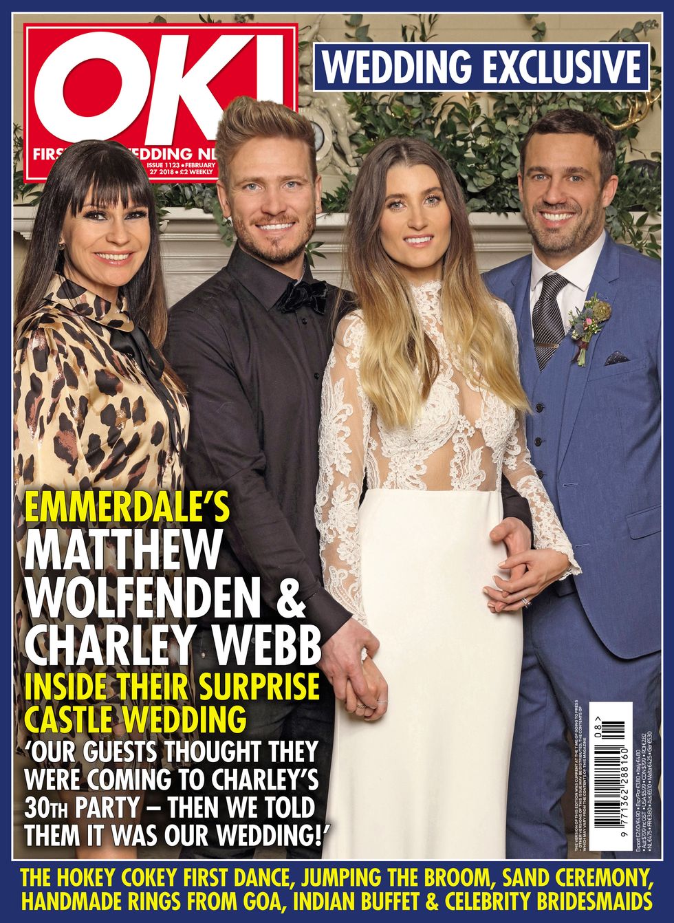 OK! Magazine, Charley Webb, Matthew Wolfenden wedding