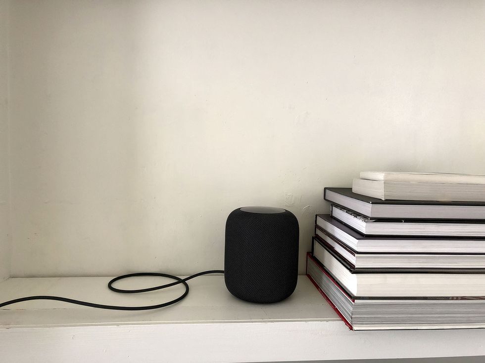 Apple HomePod smart speaker in situ