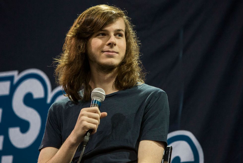 The Walking Dead star Chandler Riggs in 2017