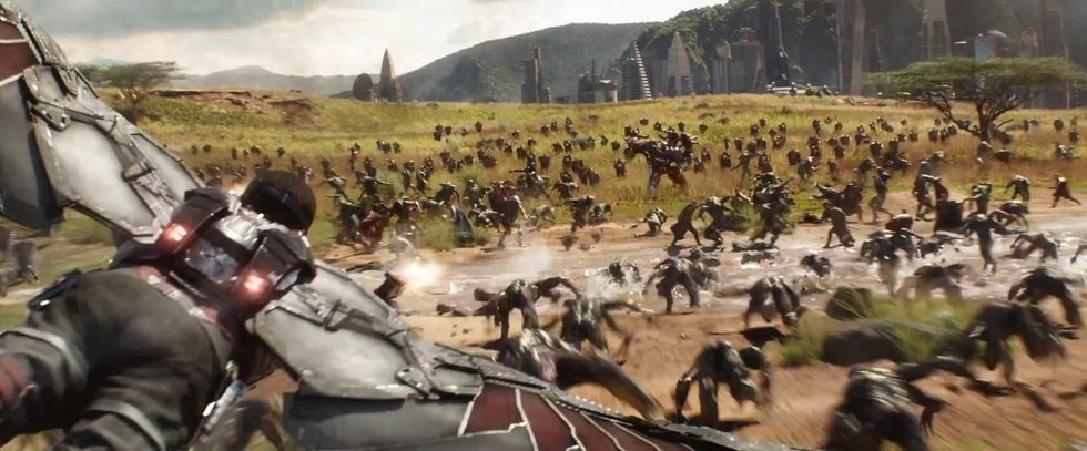 Falcon in Avengers: Infinity War trailer Wakanda war