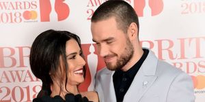 Cheryl (L) and Liam Payne attend The BRIT Awards 2018 held at The O2 Arena on February 21, 2018