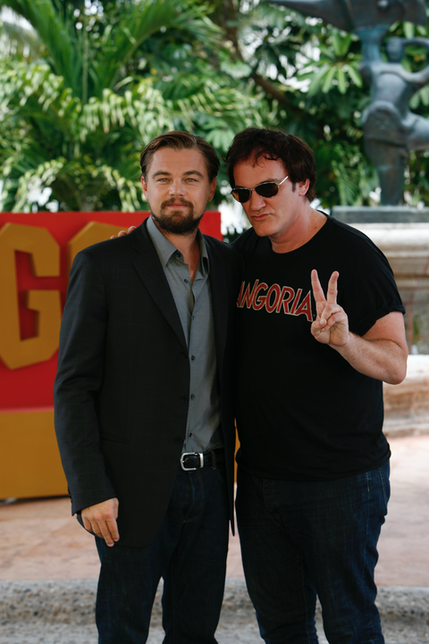 Leonardo DiCaprio and Quentin Tarantino
