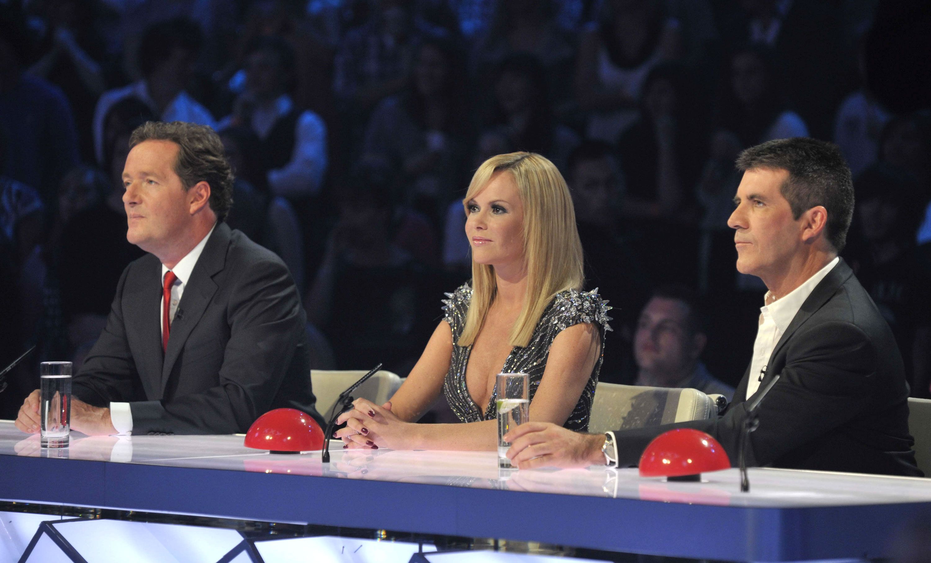 Piers Morgan as a judge on Britain's Got Talent with Amanda Holden and Simon Cowell | Credits to Digital Spy