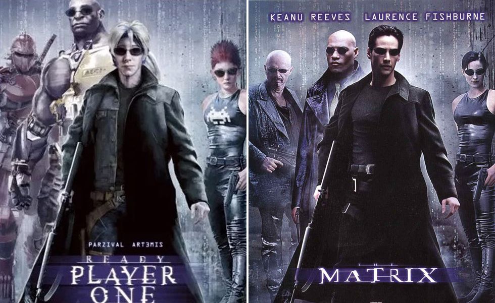 Amazing New Ready Player One Posters Take On The Matrix, Back To