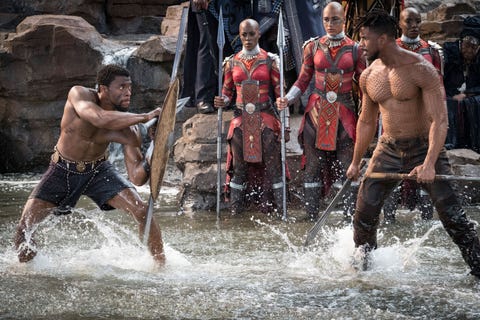 Chadwick Boseman, Michael B. Jordan, Black Panther