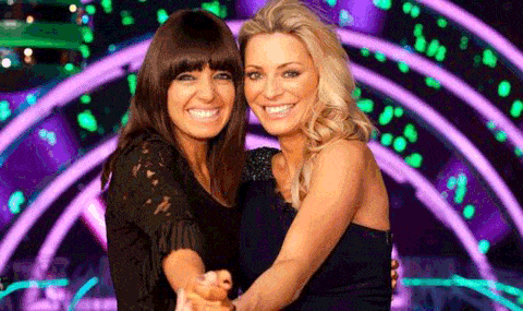 Claudia Winkleman and Tess Daly