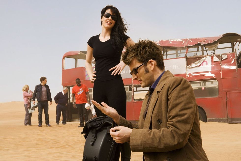 Michelle Ryan and David Tennant in Doctor Who
