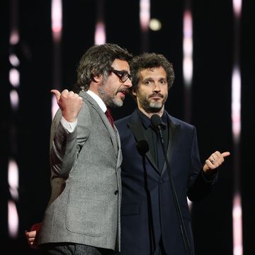 Bret McKenzie and Jemaine Clement attend the 30th Annual ARIA Awards 2016 at The Star on November 23, 2016 in Sydney, Australia