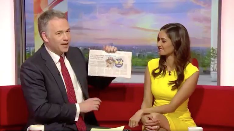 Bbc Breakfast Presenters Are Caught Out By April Fools Joke Live On Air 
