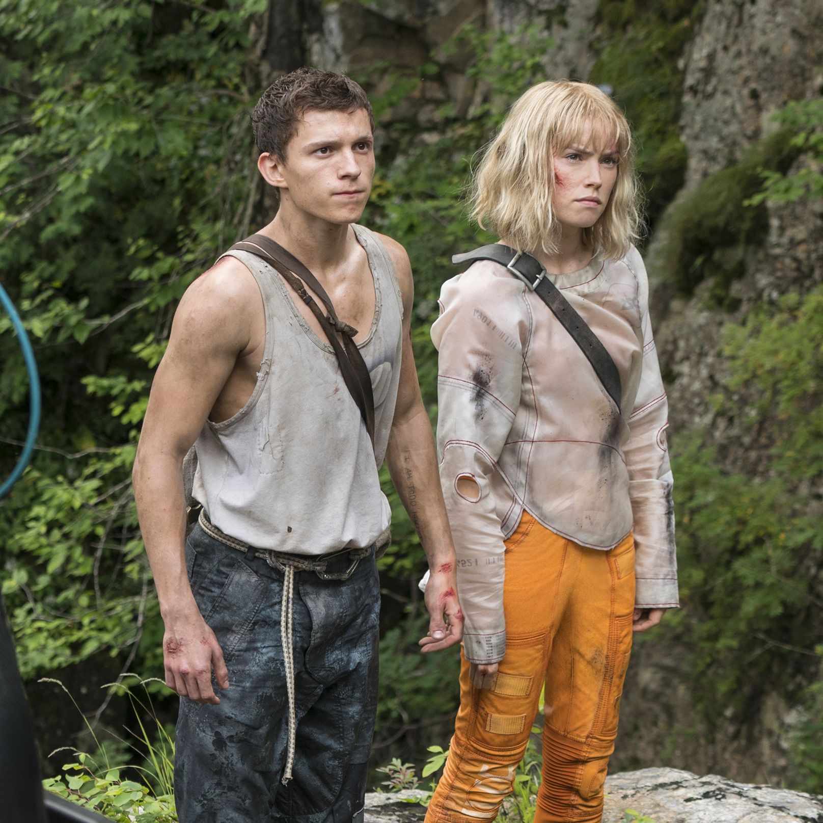 tom holland daisy ridley in chaos walking
