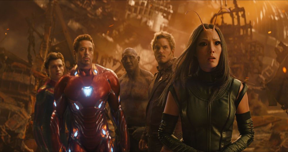 Robert Downey Jr., Iron Man, Chris Pratt, Star Lord, Avengers: Infinity War