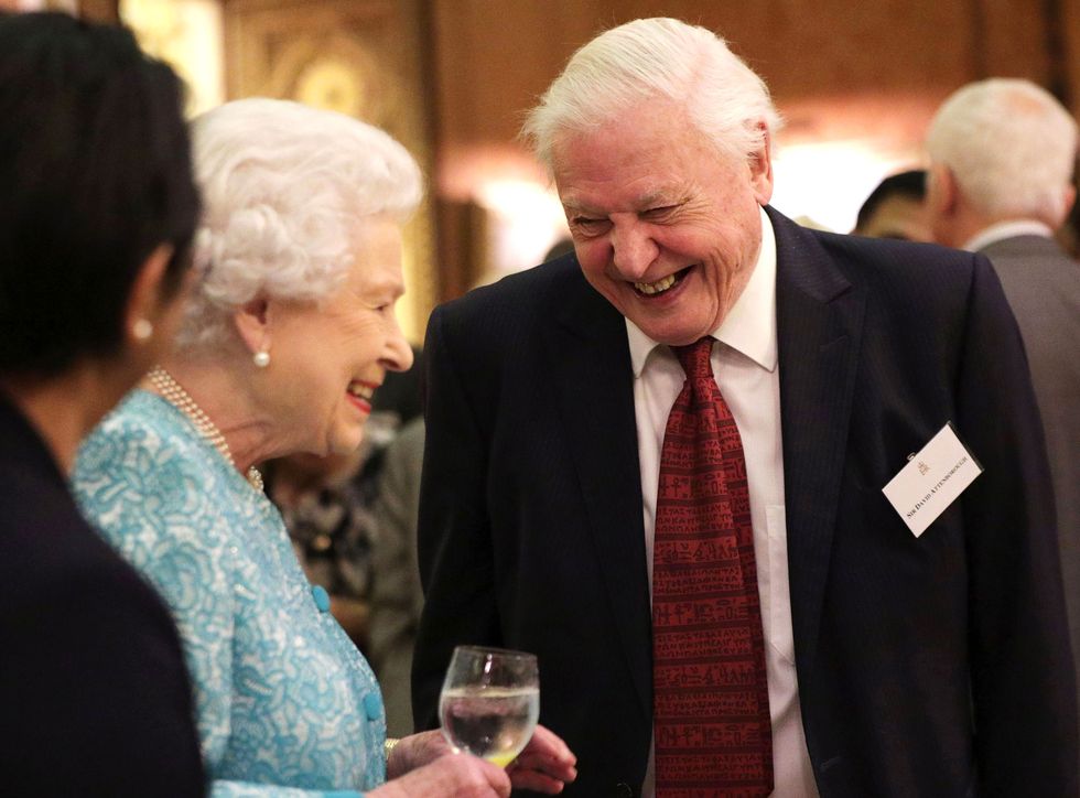 The Queen, Queen Elizabeth II, Sir David Attenborough