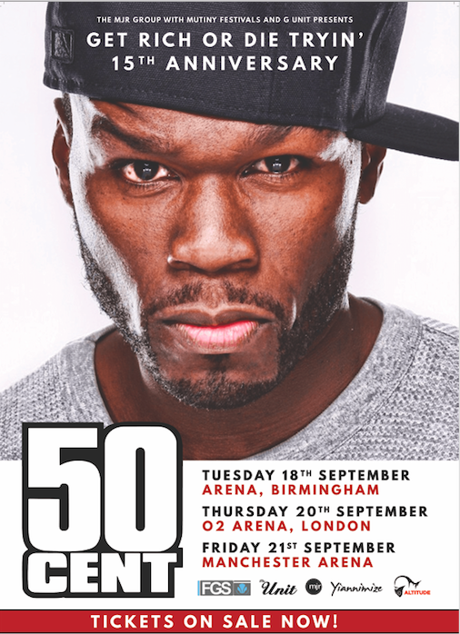 50 Cent is selling signed vinyl copies of Get Rich Or Die Tryin
