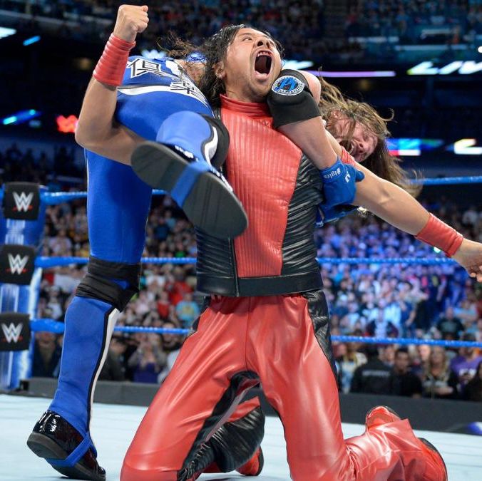  WWE Wrestlemania AJ Styles vs Shinsuke Nakamura 2-Pack