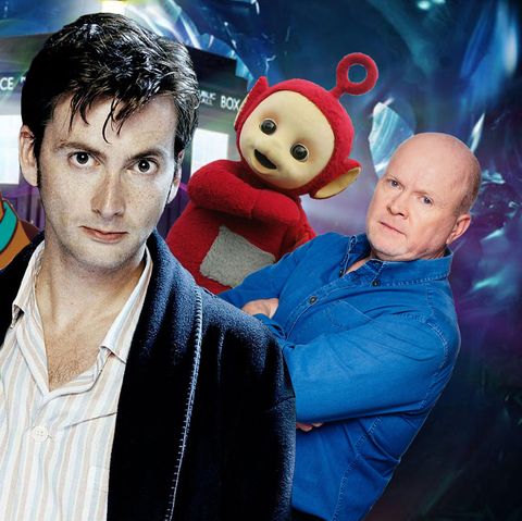 PHOTOSHOP, Doctor Who references, Game of Thrones, Scooby Doo, Teletubbies, Eastenders