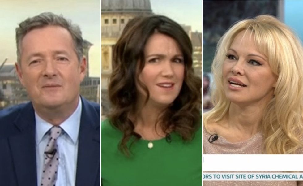 Piers Morgan And Pamela Andersons Sex Talk On Good Morning Britain Has Fans In A Meltdown Of Cringe 8487