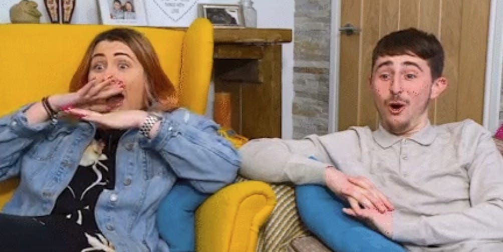 preview for Gogglebox's Pete introduces his baby boy (Channel 4)
