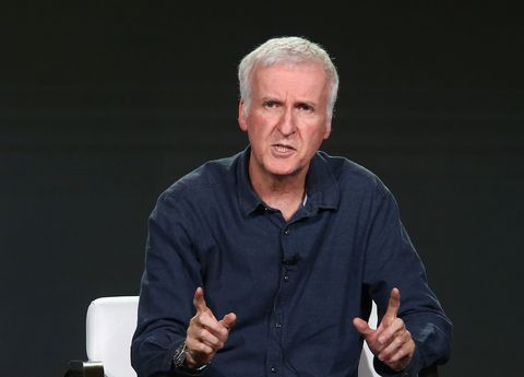 james cameron speaks onstage during the amc portion of the 2018 winter television critics association press tour