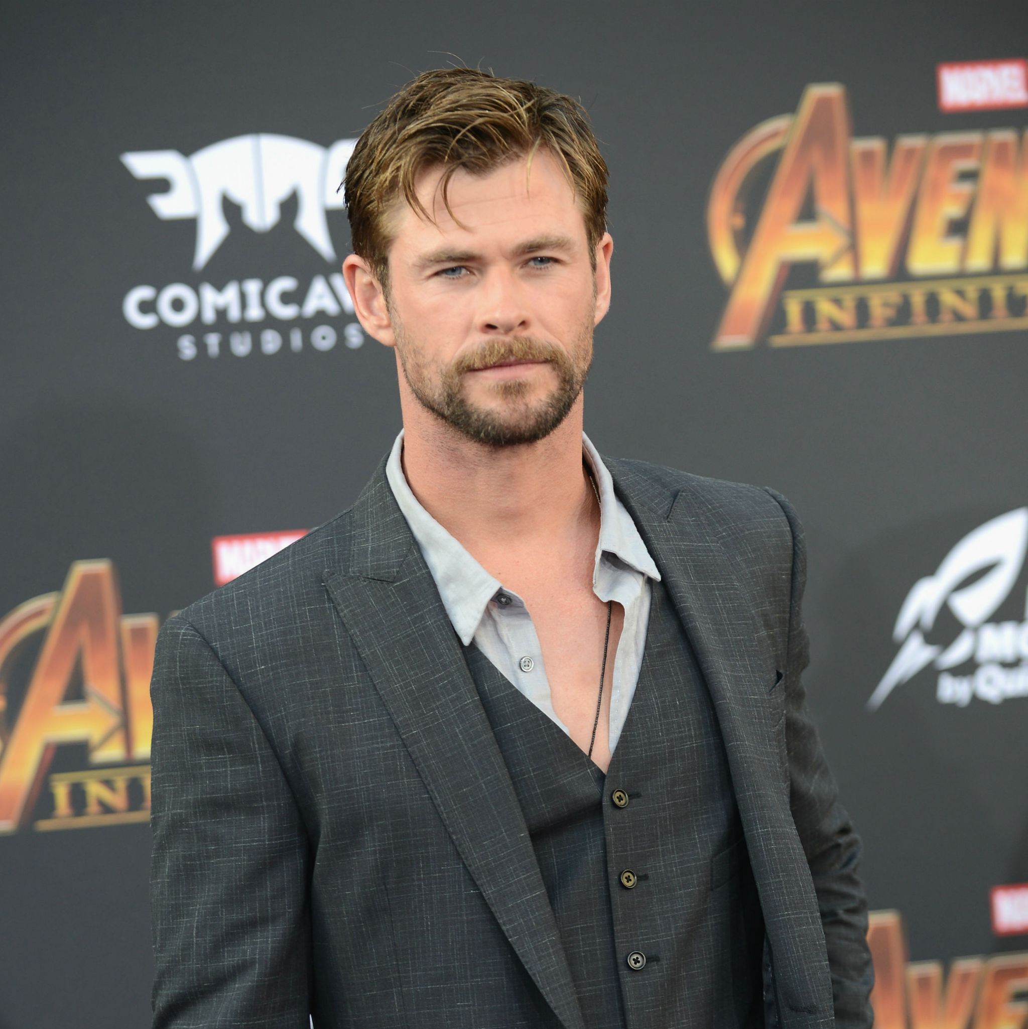 Chris Hemsworth arrives for the Premiere Of Disney And Marvel's 'Avengers: Infinity War'