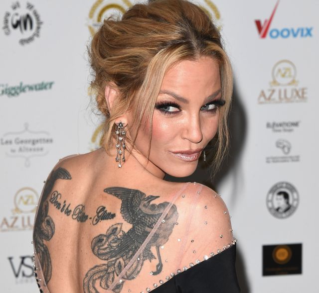sarah harding at the national film awards uk in march 2018
