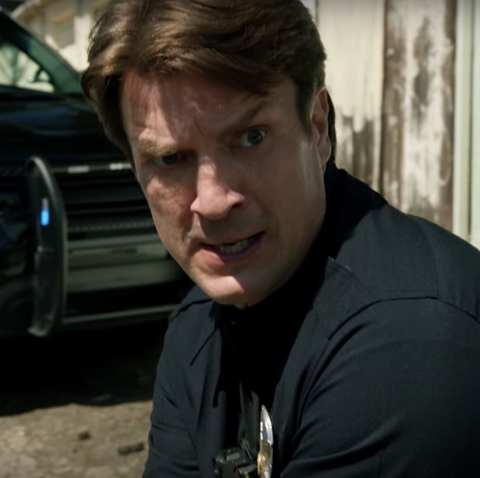 nathan fillion in the rookie